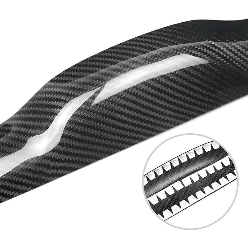 Cover in carbonio maniglia baule posteriore (per Fiat Abarth 500, 595, 695)