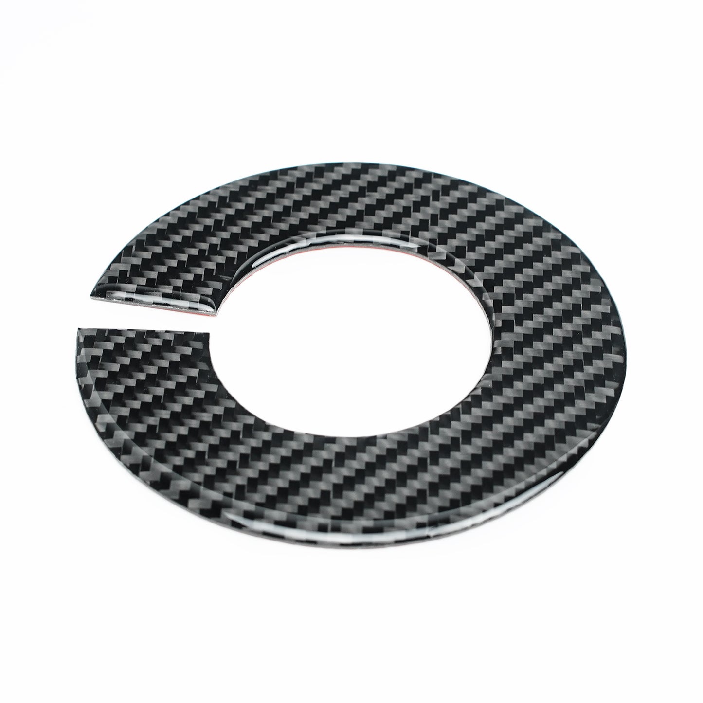 Cover resinata in carbonio volante airbag parte centrale (per Fiat Abarth 500, 595, 695)