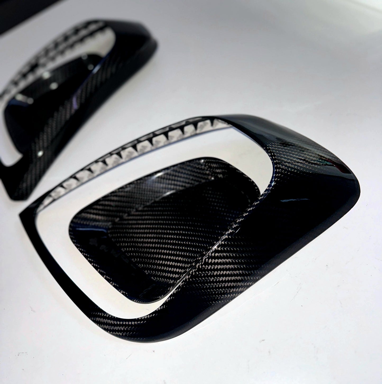 Set di cover in carbonio fanali posteriori (per Fiat Abarth 500 Restyling, 595, 695)