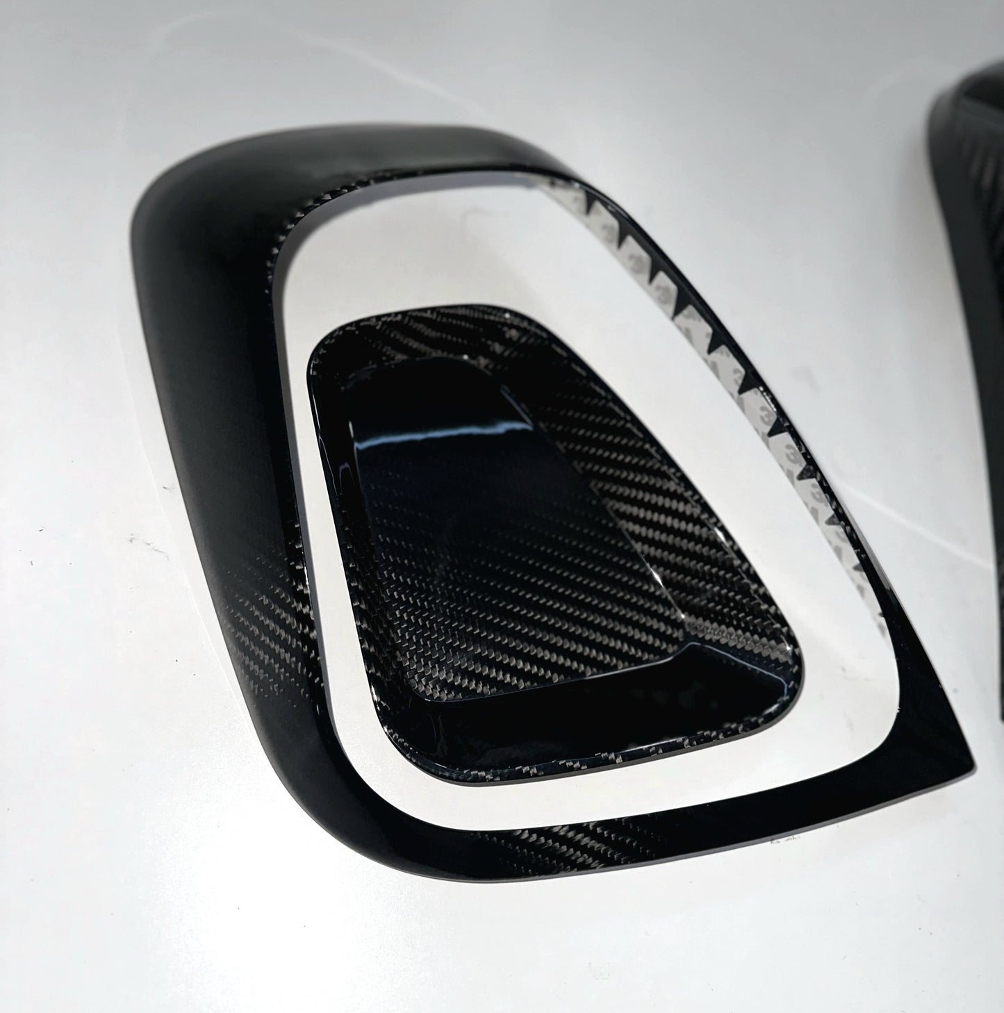 Set di cover in carbonio fanali posteriori (per Fiat Abarth 500 Restyling, 595, 695)