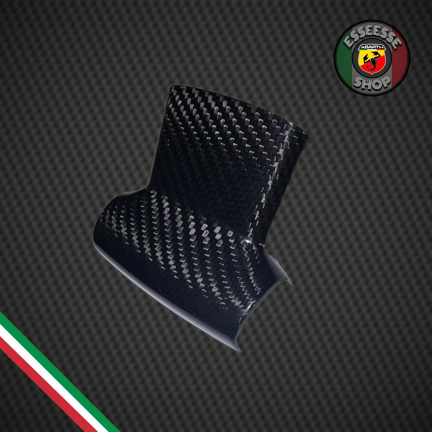 Cover in carbonio volante parte posteriore inferiore (per Fiat Abarth 500 Restyling, 595, 695)