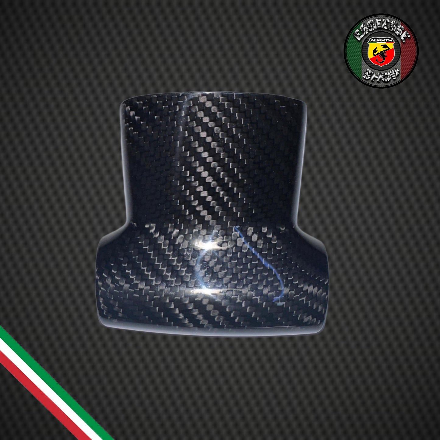Cover in carbonio volante parte posteriore inferiore (per Fiat Abarth 500 Restyling, 595, 695)