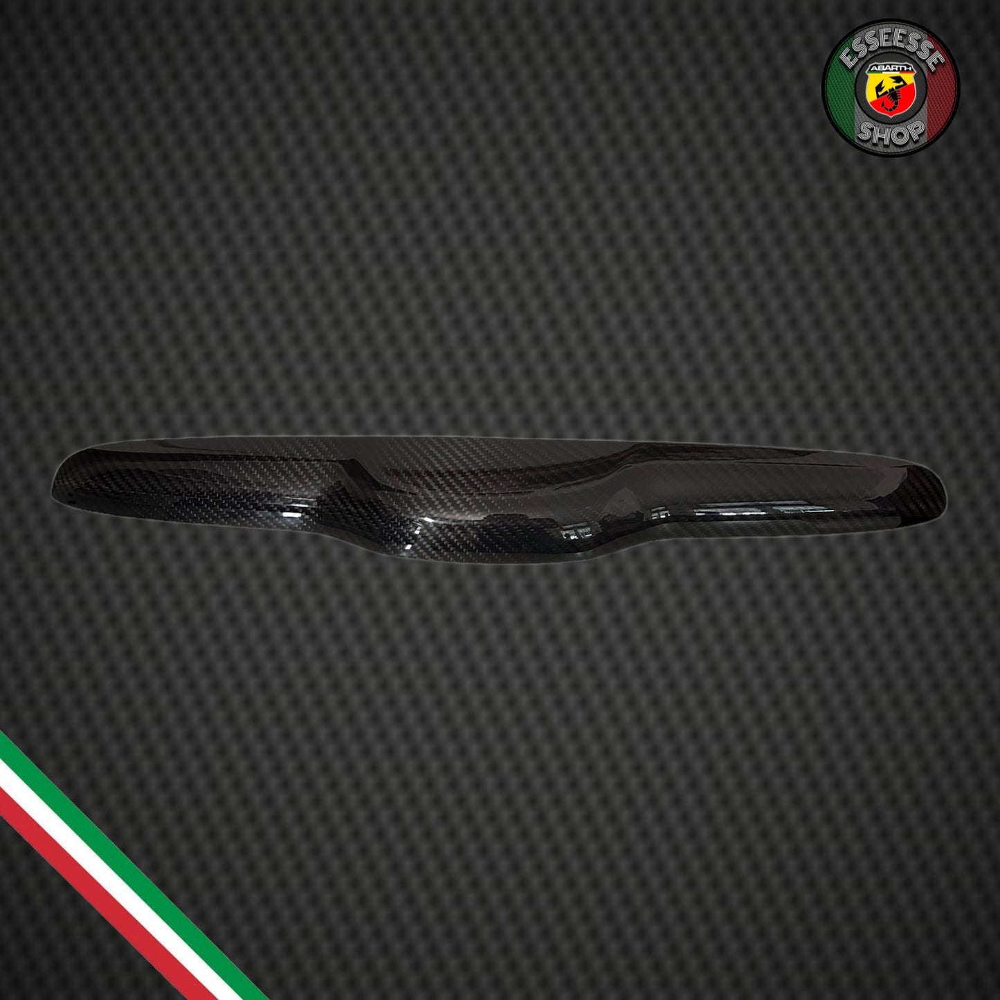 Cover in carbonio maniglia baule posteriore (per Fiat Abarth 500, 595, 695)