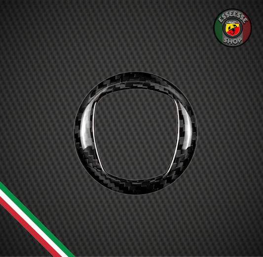 Anello in carbonio parte centrale volante (per Fiat Abarth 500, 595, 695)