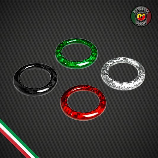 Cover in carbonio anelli cambio automatico MTA (per Fiat Abarth 500, 595, 695)