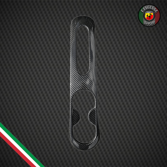 Cover in carbonio tunnel freno a mano (per Fiat Abarth 595 e 695 Restyling)
