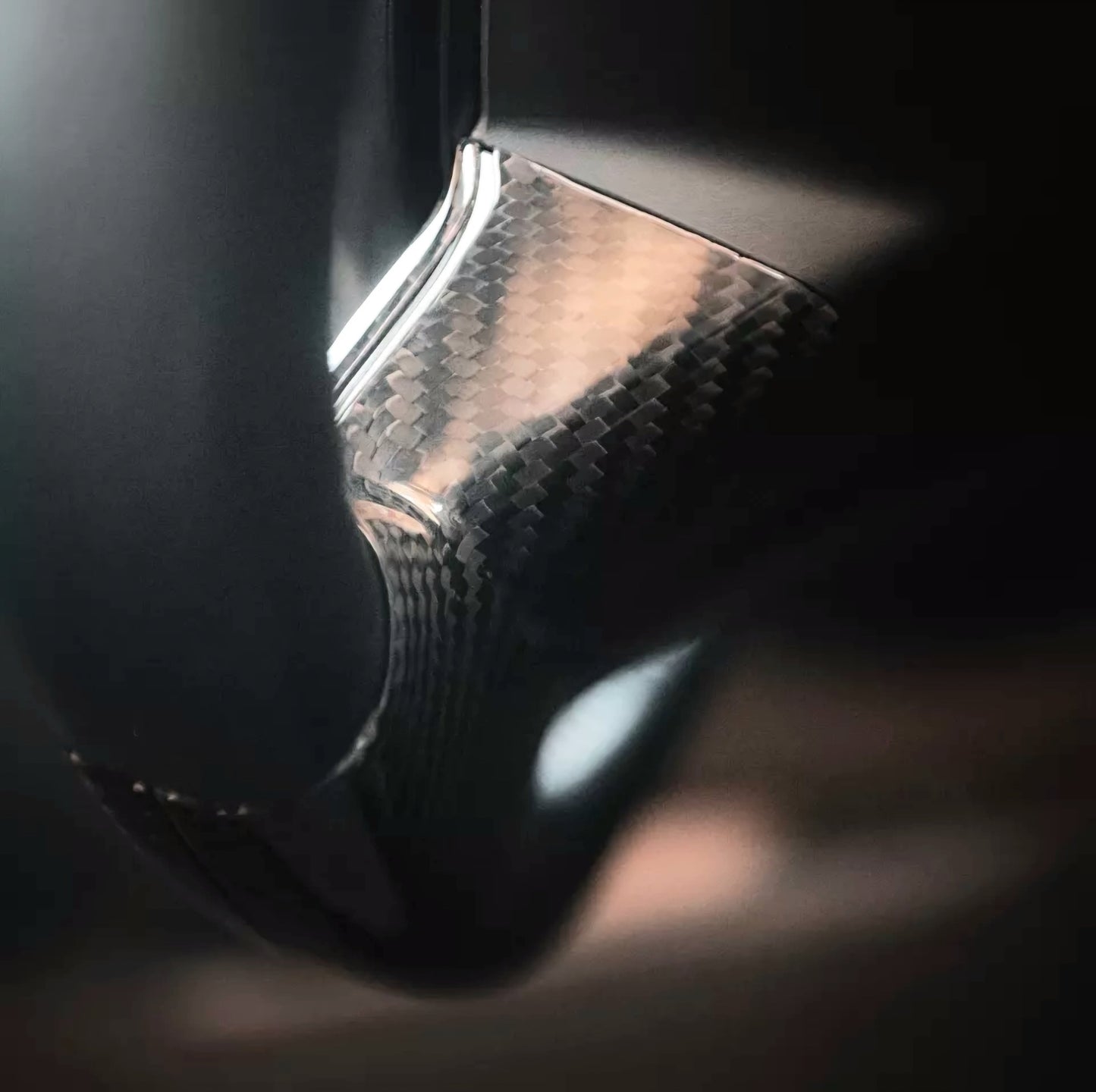 Cover in carbonio volante parte posteriore inferiore (per Fiat Abarth 500 Restyling, 595, 695)