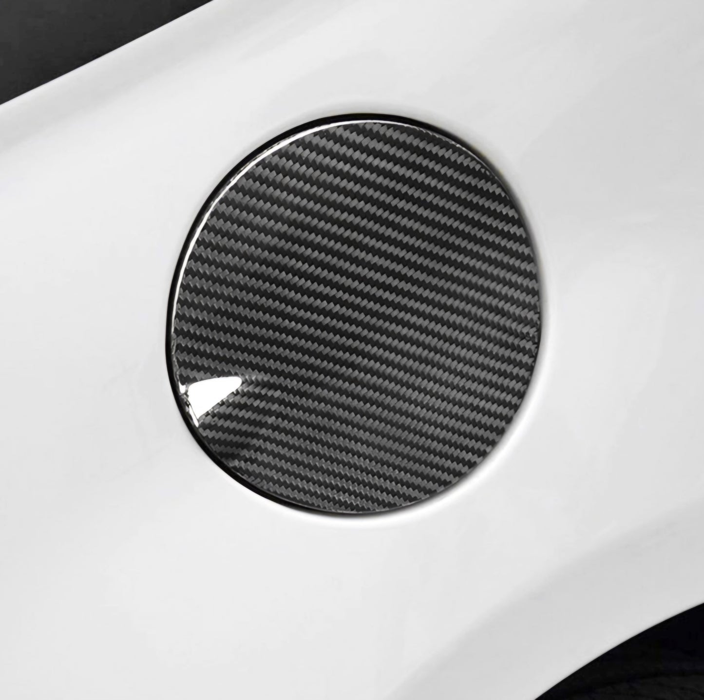 Cover in carbonio tappo carburante (per Fiat Abarth 500, 595, 695)