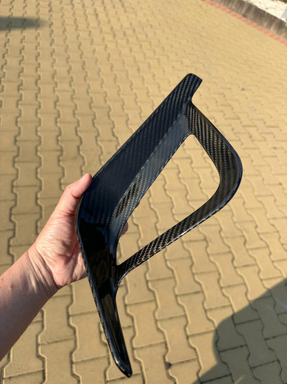 Canard presa aria Paraurti anteriore in Carbonio Vero Abarth 500 595 695