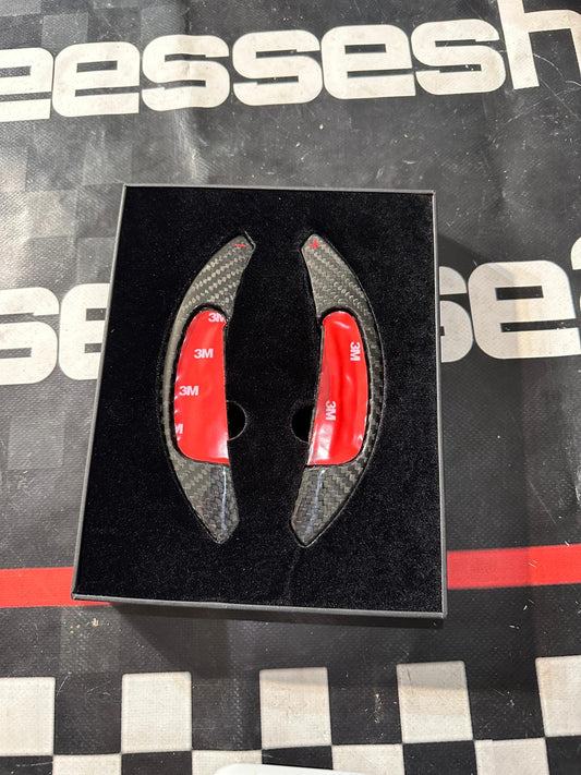 Paddle volante cambio MTA palette in Carbonio Vero Abarth 500 595 695