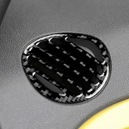 Cover resinate in carbonio bocchette aria superiori cruscotto (per Fiat Abarth 500, 595, 695)