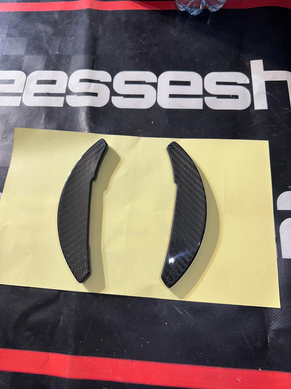 Paddle volante cambio MTA palette in Carbonio Vero Abarth 500 595 695