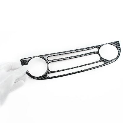 Cover resinata in carbonio autoradio (per Fiat Abarth 500, 595, 695)