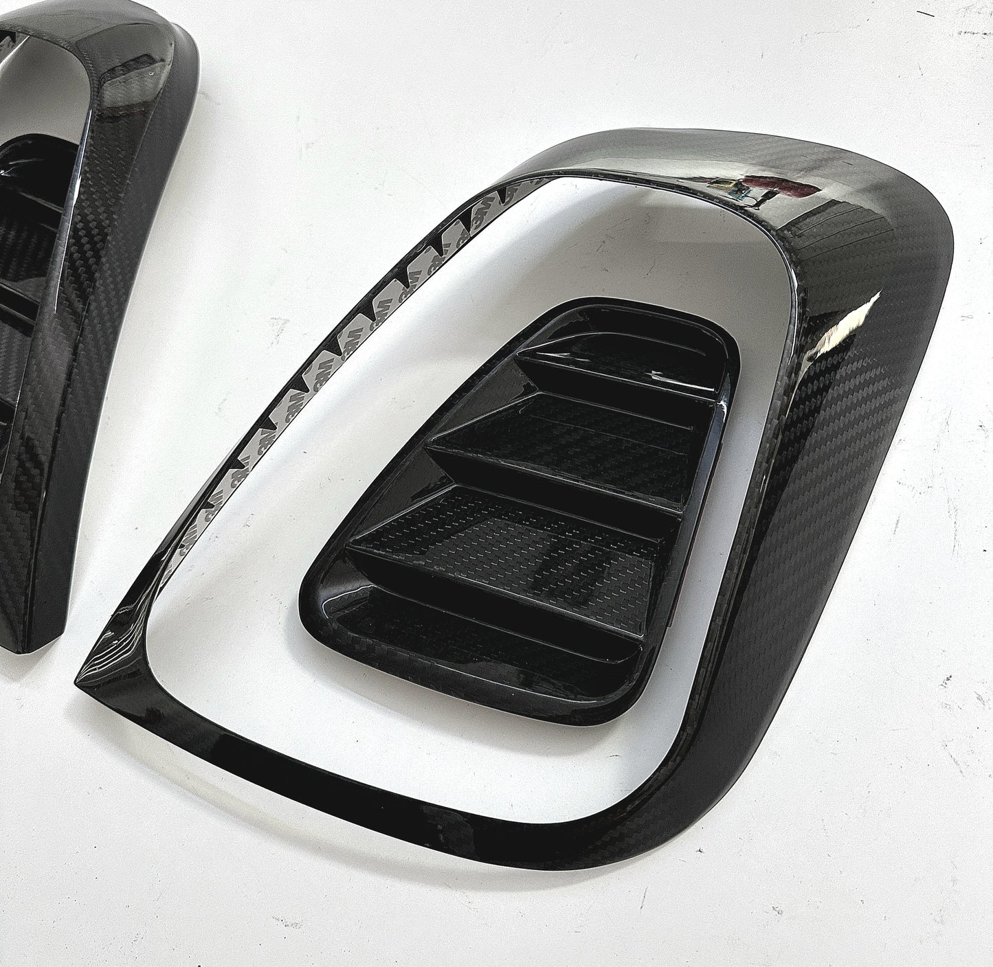 Set di cover in carbonio fanali posteriori racing (per Fiat Abarth 500 Restyling, 595, 695)