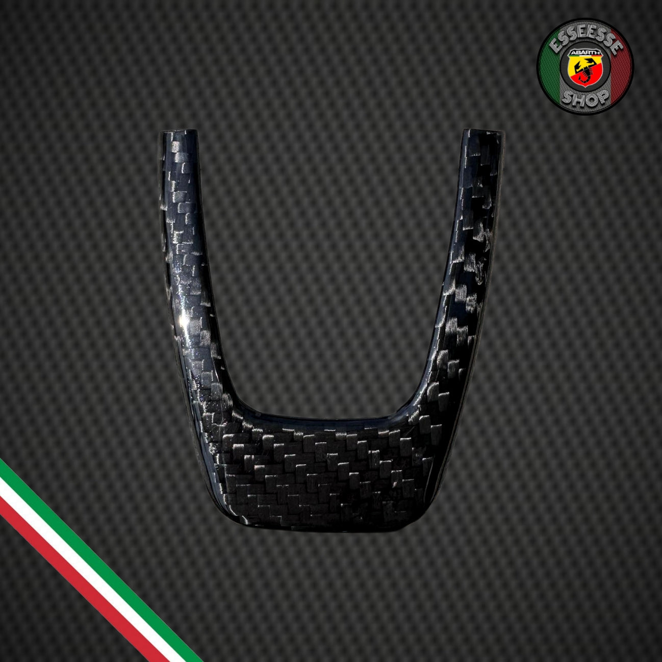 Cover in carbonio parte inferiore volante (per Fiat Abarth 500 Pre-Restyling, 595, 695)