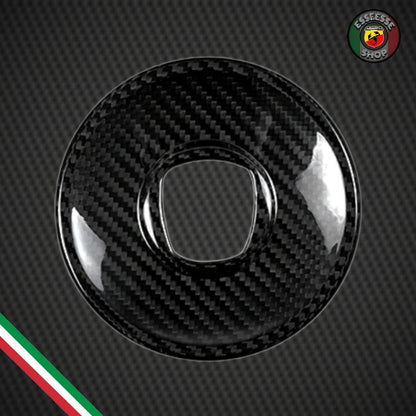 Cover in carbonio volante airbag parte centrale (per Fiat Abarth 500, 595, 695)