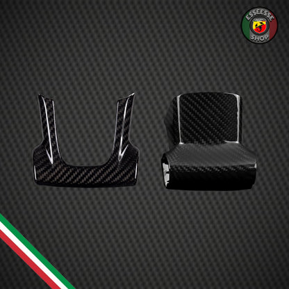 Set di cover in carbonio volante parte inferiore (per Fiat Abarth 500 Restyling, 595, 695)