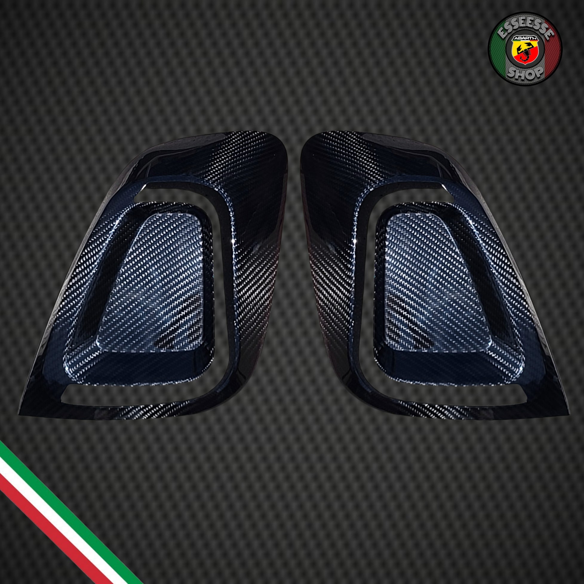 Coppia Supporti Posteriori Per Altoparlanti Da 165mm – Compatibili Con Abarth 500, Fiat 500, Stilo E Lancia Delta III