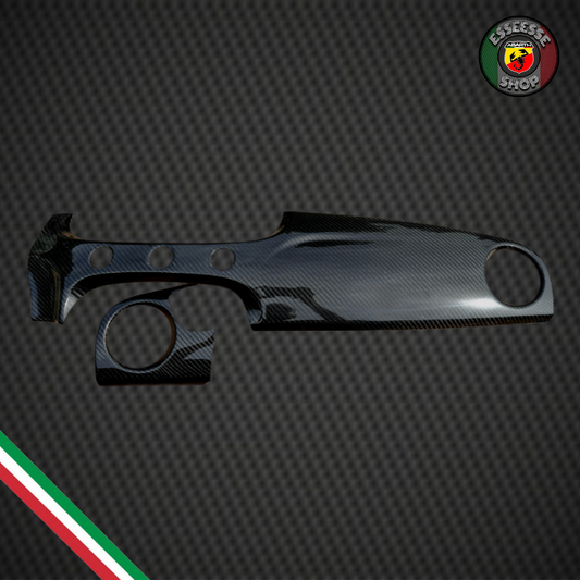 Cover in carbonio plancia (per Fiat Abarth 500 Restyling, 595, 695)