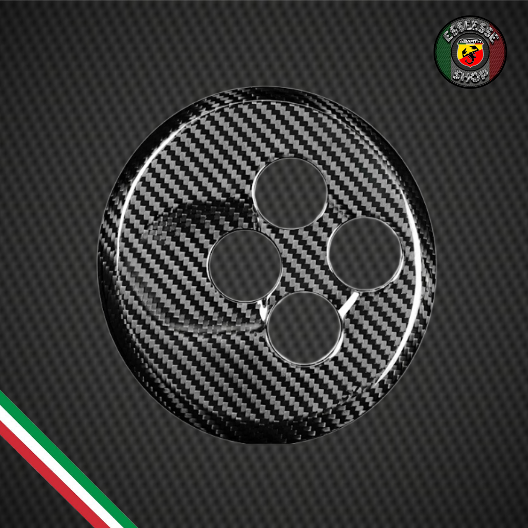 Cover in carbonio cambio automatico MTA (per Fiat Abarth 500, 595, 695)