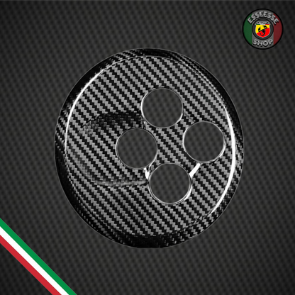 Cover in carbonio cambio automatico MTA (per Fiat Abarth 500, 595, 695)