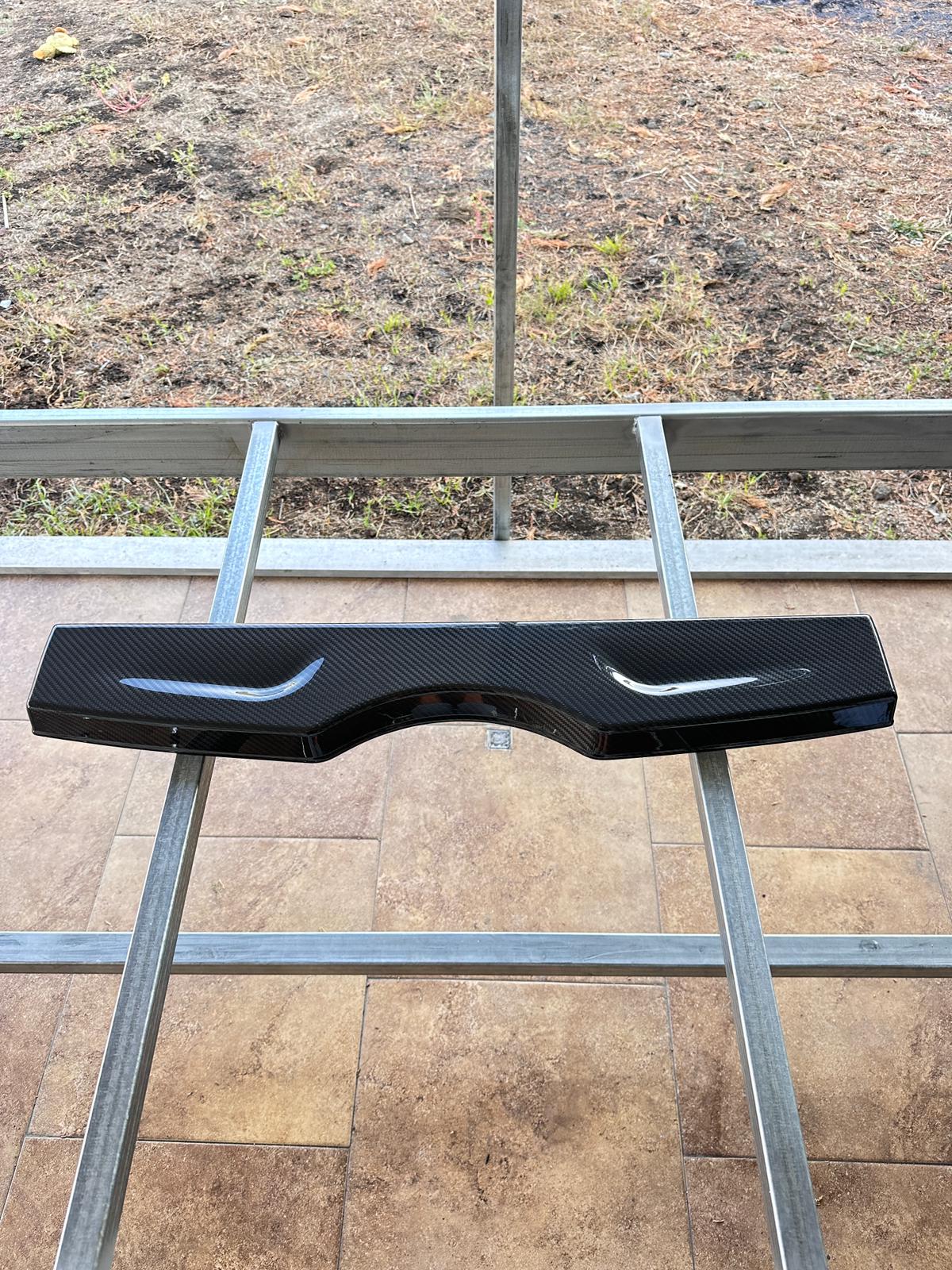 Cover Cappelliera mensola baule in Carbonio Vero per Fiat Abarth 500 595 695