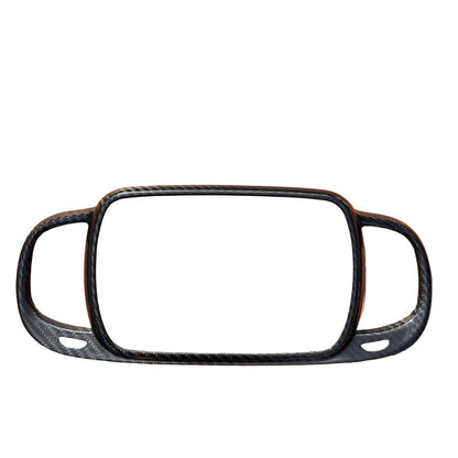 Cover Autoradio 7'' Cornice Completa In Carbonio Vero per Abarth 595 695