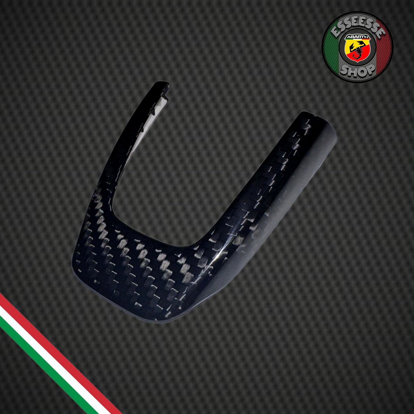 Cover in carbonio parte inferiore volante (per Fiat Abarth 500 Pre-Restyling, 595, 695)