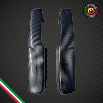 Set di cover in carbonio interno sportelli (per Fiat Abarth 500 Restyling, 595, 695)