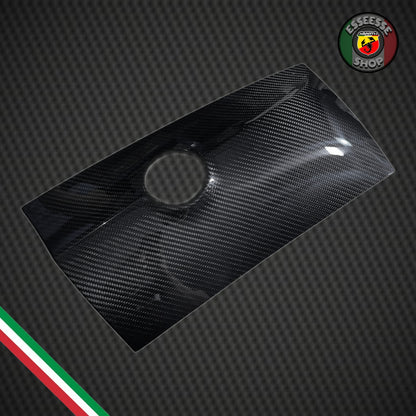 Cover in carbonio portaoggetti (per Fiat Abarth 500 Restyling, 595, 695)