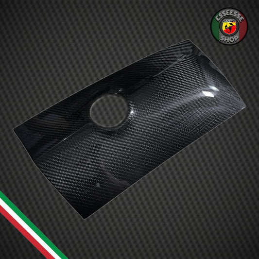Cover in carbonio portaoggetti (per Fiat Abarth 500 Restyling, 595, 695)